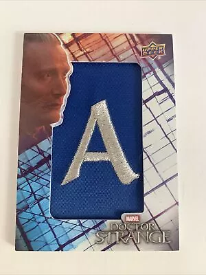 2016 Upper Deck Marvel Doctor Strange Letterman Mads Mikkelsen Patch A Lpmm10 • $10