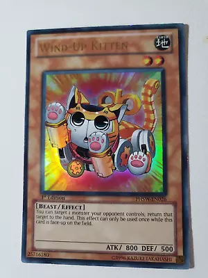 Yugioh TCG 1st LP Wind Up Kitten PHSW-EN026 Ultra Rare • $48.65