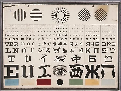 11840.Decor Poster.Room Wall.Home Design.Optometrist Snellen Chart.Eye Doctor • $53