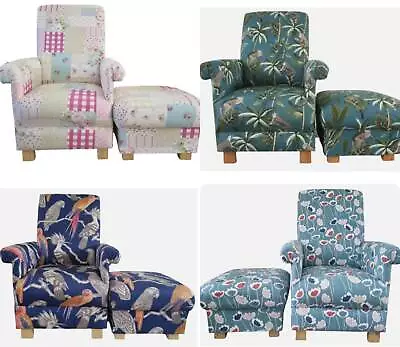 British Made Adult Chairs & Footstools Armchairs Footstall Pouffe Accent Nursery • £319.99