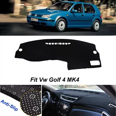 $22.42 • Buy Car Dashboard Cover Dash Mat For Vw Golf 4 MK4 1997-2003 Dash Anti-Slip Carpet