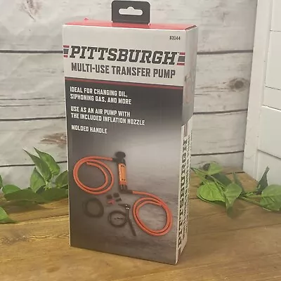Pittsburgh Multi-Use Transfer Pump Oil Change Siphoning Gas Inflation Nozzle • $21.75