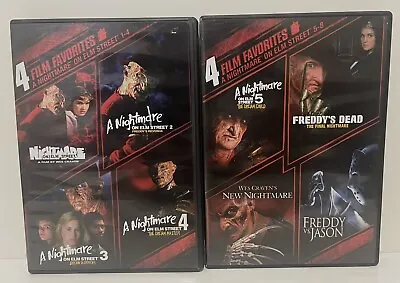 Film Favorites: A Nightmare On Elm Street 1-8 (DVD) FULL COLLECTION SET REG 1 • £13.79