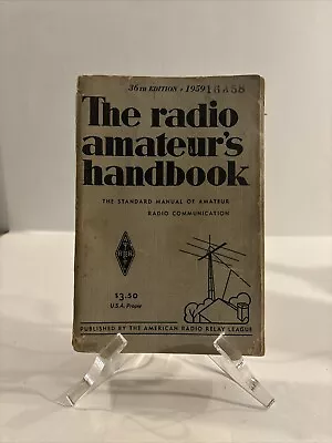 The Radio Amateurs Handbook 36th Edition 1959 American Radio Relay League ARRL • $15