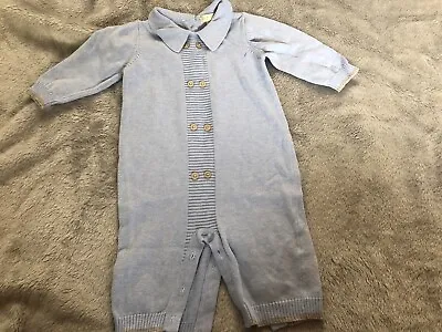 Baby Boys Zip Zap Knitted Outfit 6m • £3