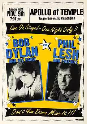 Bob Dylan 13  X 19  Re-Print Music Concert Poster • $19.95