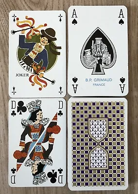 Rare Pack Of  BP Grimaud French Playing Cards With Unusual Court Cards And Joker • $31.58