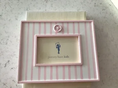 New Pottery Barn Kids Button Frame Pink With Box • $21.97