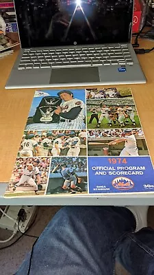 1974 New York Mets Baseball Scorecard Program READ • $7