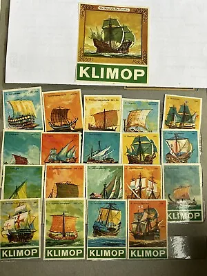 1960s Album Collection Dutch Klimop Famous Ships Lot 20 Matchbox Labels • $86.93