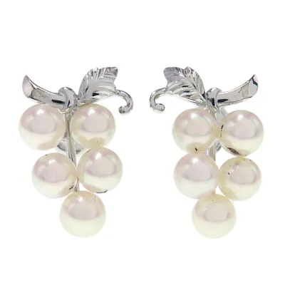 MIKIMOTO   Earring Pearl Pearl Silver • $200