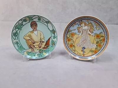 X2 Vintage Unicef Children Of The World Plates #70 • £13.49