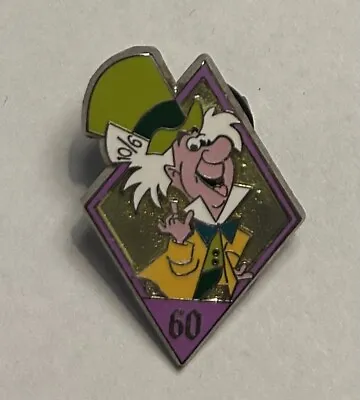 Disneyland - Diamond Celebration 60th Mystery Pin - Mad Hatter Alice Wonderland • $12.99