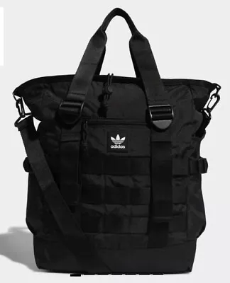 Adidas Originals Utility Carryall Unisex Tote Laptop Gym Travel Bag Black NWT • $75.99