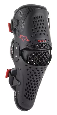 Alpinestars Sx-1 V2 Knee Protector Black Red Armor • $119.95