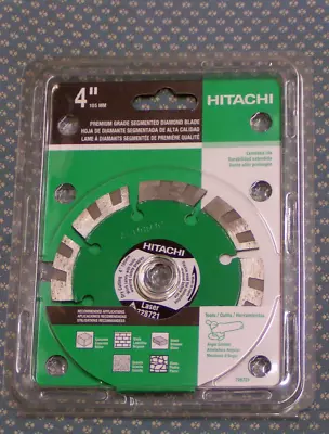 Hitachi 4 /105mm Premium Grade Segmented Diamond Masonary Blade - Part#728721  • $45