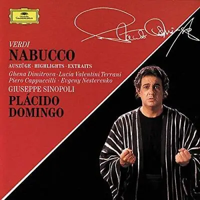 Verdi: Nabucco (Highlights) / Sinopoli Domingo - Audio CD - VERY GOOD • $6.41