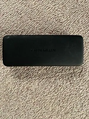 Empty Karen Millen Glasses Case Hard Case In Black With Cloth • £4