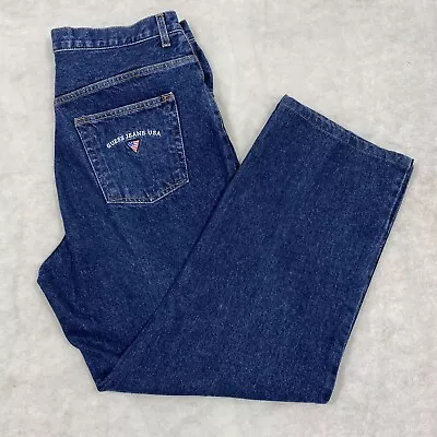 Vintage Guess Jeans Men’s Size 36 X 31 Loose Fit Tapered Leg Baggy • $27.95