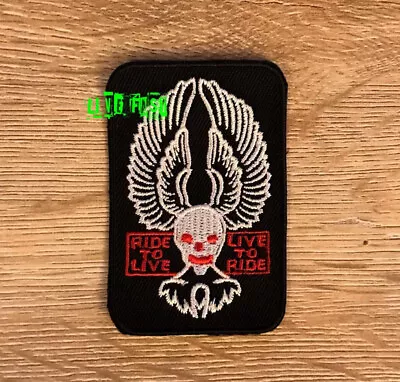 Ride To Live Live To Ride Patch Motorcycle Biker Patches Jacket Vest Vintage • $5.99