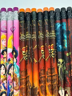 Lot 30 Disney Princess Pirate Wood Pencil Birthday School Party Favor Bag Filler • $12.78