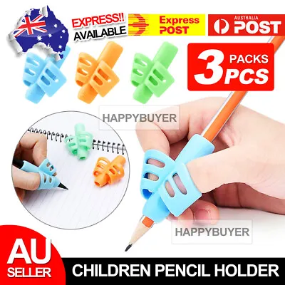 3Pcs Set Children Pencil Holder Pen Writing Aid Grip Posture Tools Correction AU • $4.85