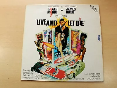 James Bond : Live And Let Die/1973 Soundtrack LP/Paul McCartney/George Martin • £14.99