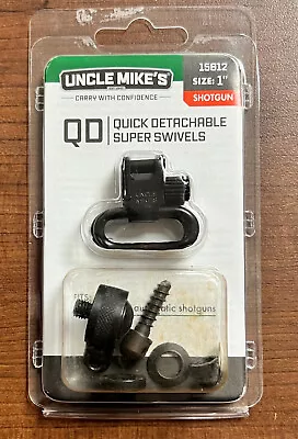 Uncle Mike's 1  QD Quick Detachable Super Swivels - 15612 - NEW FREE SHIPPING • $9.99