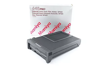 [Near MINT]Mamiya 645 PRO Polaroid Back Land Pack Film Holder HP401 W/Box JPN 81 • $9.99