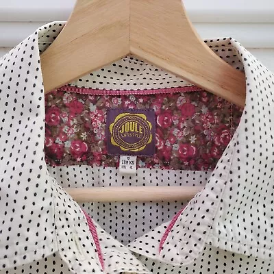 Tom Joule Lifestyle Kingston Spot Polka Dot Blouse Shirt Size 8 Womens • $22.41