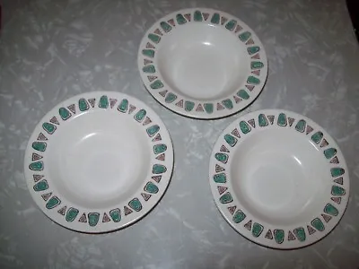 3 Vintage 60s Metlox Poppytrail Navajo 6 1/4  Berry Desert Bowls Retro MCM • $19.95