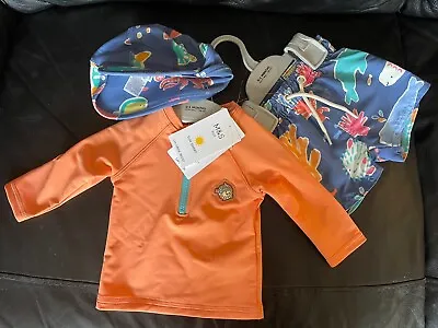 M&S Baby Boy Swimming Set - 0-3 Months BNWT • £7.99