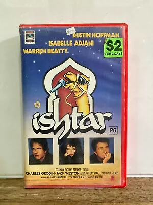 ISHTAR Movie BETA BETAMAX BETACORD Big Box Former Rental Dustin Hoffman • $39.95