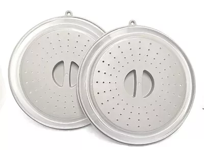 2 Pack Collapsible Microwave Cover Splatter Proof Food Plate 10.5 Inch Round... • $22.95