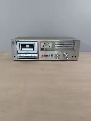 Sharp RT-30 Stereo Cassette Deck Vintage Retro Powers On/UNTESTED. Very Clean!   • $50