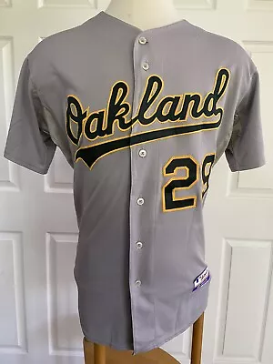 OAKLAND ATHLETICS #29 Majestic Cool Base Authentic Spring Training Jersey Sz. 46 • $79.99