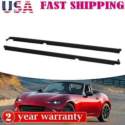 For 1990-2005 Miata L&R Door Glass Window Weatherstrip Seals Set NA01-58-810F • $45.86