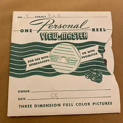 Viewmaster Reel Personal 1965 P.N.E. Cotton Candy Vancouver  Vintage Reel TVM11 • $33.31