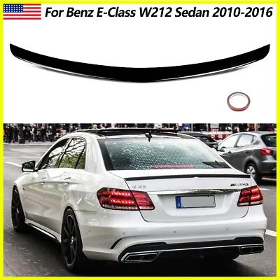 AMG Style Gloss Black Trunk Spoiler Wing  For Benz W212 E300 E350 E63 2010-2016  • $80.74