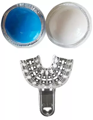 GRILLZ  Mold  Putty Impression Material  Blue And White+ Plastic Tray • $12.99