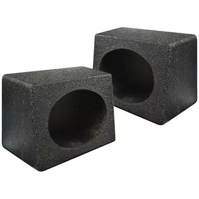 (2) QBomb 6x9 Inch Sealed Wedge Car Audio Speaker Box Enclosure Pods - 6  X 9  • $39.95