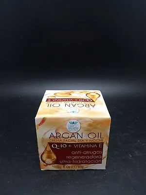 Facial Cream With Argan Oil Q-10 + Vitamin E Anti-Wrinkle-Regenerating 60g • $44.99