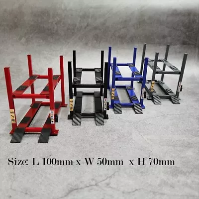 1/18-64 Scale Diorama Car Garage Lifter Model 2 Layer Lift Rack Scene Prop Model • $26.96