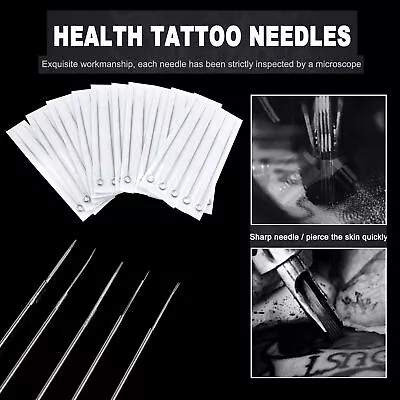 50PCS/Pack Mixed Tattoo Needle Set 1RL 3RL 5RL 7RL 9RL 5 Sizes Tattoo Tool • $17.68