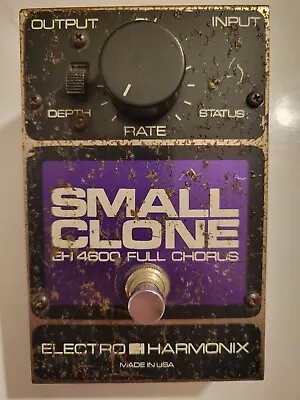 Vintage Electro Harmonix Small Clone Full Chorus Effect Pedal • $350