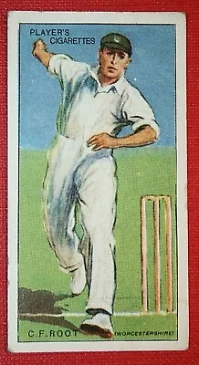 £3.99 • Buy WORCESTERSHIRE & ENGLAND  Cricketer  Fred Root  Original 1930 Card  FB21P