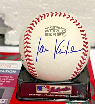 Ian Kinsler Autographed 2018 World Series Dual Baseball Boston Red Sox JSA COA • $69.99