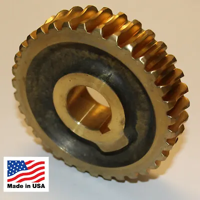 Gilson 34 Tooth Tiller Bronze Worm Wheel Gear 1626 703230 Montgomery Ward Others • $60