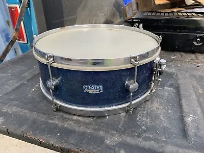 Vintage 60’s Dallas Gigster Snare Drum Sparkle Blue • $87.03