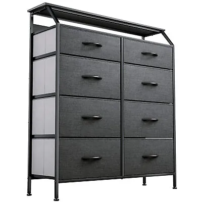 TAUS 7/8 Drawers Chest Of Storage Drawer Dresser Furniture Bedroom Organizer • $59.39